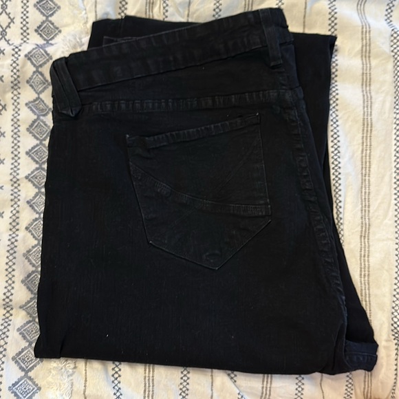 NYDJ Women’s Bootcut Lift Tuck Technology Black Denim Jean Sz 24W Petite - Picture 5 of 7